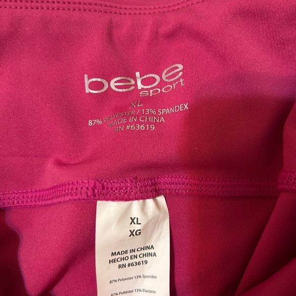 NWT BEBE SHOP SPORT LEGGINGS - Picture 5 of 7